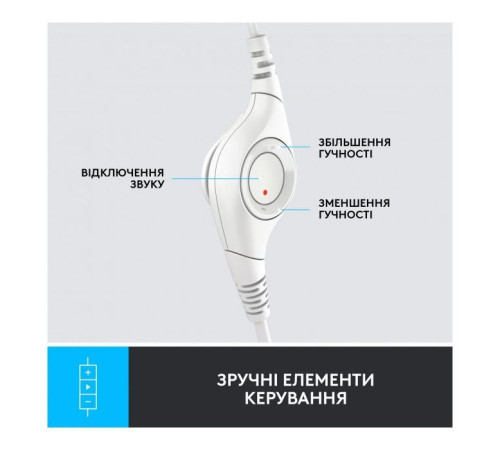Наушники Logitech H390 USB White (981-001286)