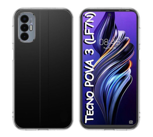 Чохол до мобільного телефона BeCover Tecno POVA 3 (LF7n) Transparancy (708660)