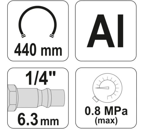 Пистолет для подкачки колес Yato для подкачки колес (YT-2370)