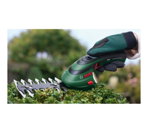 Кущоріз Bosch ISIO, акумуляторний 3.6 V Li 1.5 Ач, ніж 12 см (0.600.833.108)