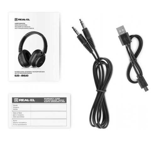 Навушники REAL-EL GD-860 Black