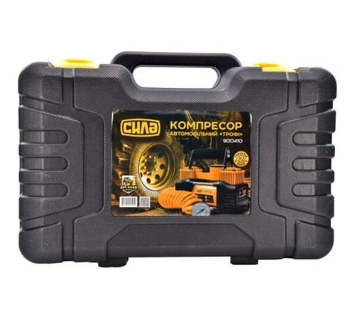 Автомобільний компресор СИЛА 85л/хв, 10 Атм (900410-IS)