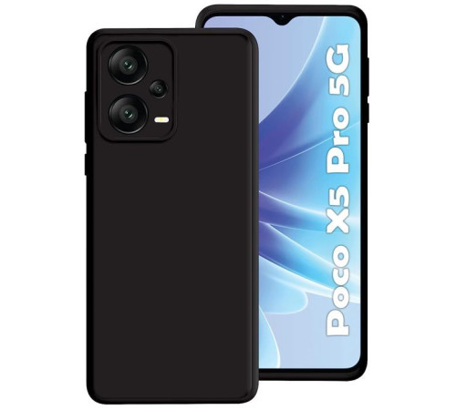 Чохол до мобільного телефона BeCover Poco X5 Pro 5G Black (708822)