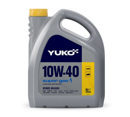 Моторна олива Yuko SUPER GAS 10W-40 4л (4820070245332)