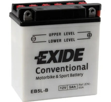 Акумулятор автомобільний EXIDE CONVENTIONAL 5Ah Ев (-/+) (65EN) (EB5L-B)