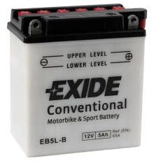 Акумулятор автомобільний EXIDE CONVENTIONAL 5Ah Ев (-/+) (65EN) (EB5L-B)