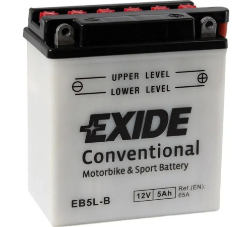 Акумулятор автомобільний EXIDE CONVENTIONAL 5Ah Ев (-/+) (65EN) (EB5L-B)