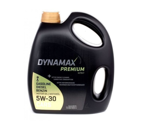 Моторна олива DYNAMAX PREMIUM ULTRA F 5W30 5л (502038)