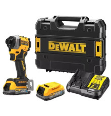 Шуруповерт DeWALT 18 В XR Li-lon PowerStack 2x1.7Ah, 206 Нм, кейс TSTAK (DCF850E2T)