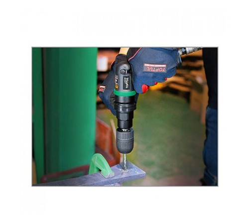 Дриль Toptul пневматична реверсивна 1/2" (500об/хв; самозатискний патрон) (KAQA1650)