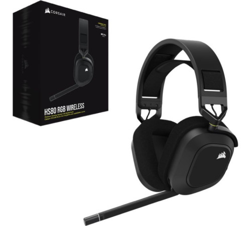 Навушники Corsair HS80 RGB Wireless Carbon (CA-9011235-EU)