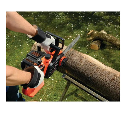 Ланцюгова пила Black&Decker 36V, 2.5Ah, шина 30 см, ланцюг 3/8'' (GKC3630L25)