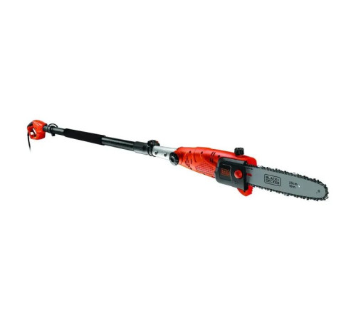 Ланцюгова пила Black&Decker висоторіз зі штангою, 0.8 кВт, довжина 244 см, довжина шини 25 см (PS7525)