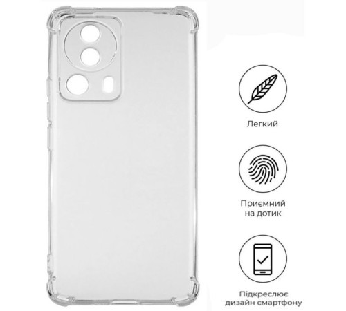 Чохол до мобільного телефона BeCover Anti-Shock Xiaomi 13 Lite Clear (709327)
