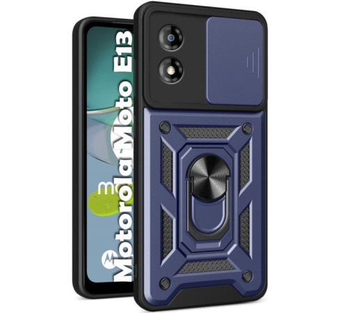 Чохол до мобільного телефона BeCover Military Motorola Moto E13 Blue (709102)
