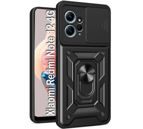 Чохол до мобільного телефона BeCover Military Xiaomi Redmi Note 12 4G Black (709155)
