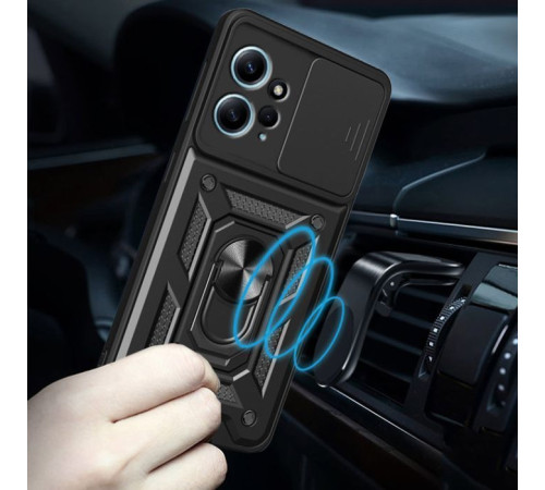 Чохол до мобільного телефона BeCover Military Xiaomi Redmi Note 12 4G Black (709155)