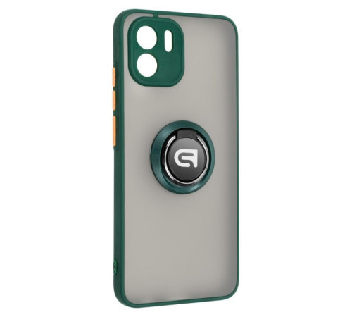 Чохол до мобільного телефона Armorstandart Frosted Matte Ring Xiaomi Redmi A2 Dark Green (ARM68375)