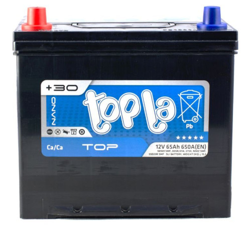 Акумулятор автомобільний Topla 65 Ah/12V Top Energy Japan (118 765)