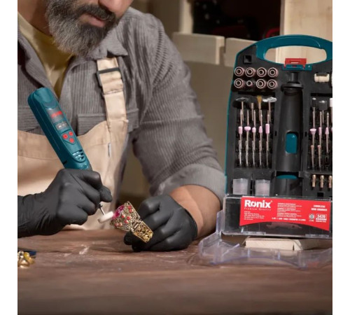 Гравер Ronix мини, аккумуляторная, набор (3420)
