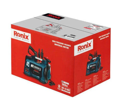 Мийка високого тиску Ronix 1400Вт, 100Bar (RP-U100C)