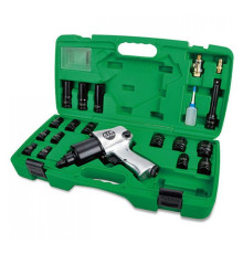 Гайковерт Toptul пневмо з набором головок 1/2" 20од. (GDAI2002E)