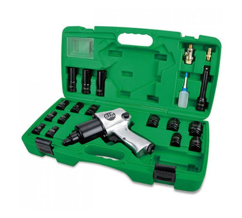 Гайковерт Toptul пневмо з набором головок 1/2" 20од. (GDAI2002E)