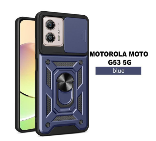 Чохол до мобільного телефона BeCover Military Motorola Moto G53 5G Blue (709985)