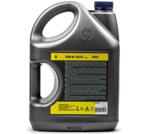 Моторное масло SPUTNIK 15W40 SG/CF 5л