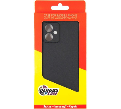 Чохол до мобільного телефона Dengos Carbon Motorola G54 (black) (DG-TPU-CRBN-192)