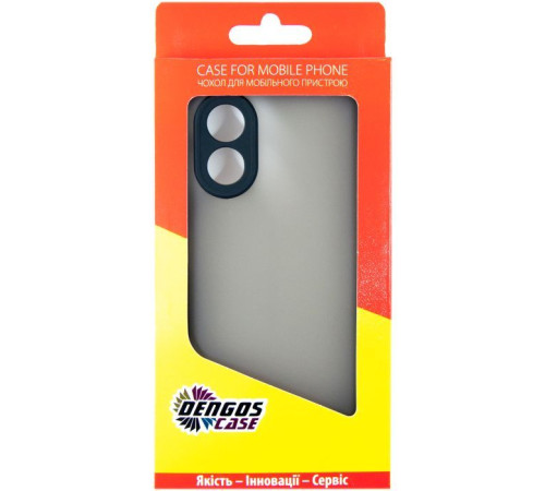 Чохол до мобільного телефона Dengos Matte OPPO A38 (black) (DG-TPU-MATT-134)