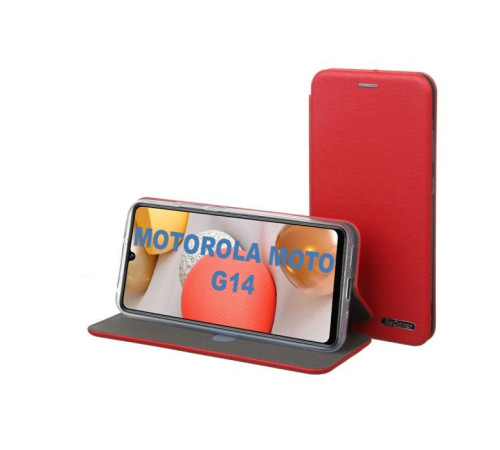 Чохол до мобільного телефона BeCover Exclusive Motorola Moto G14 Burgundy Red (710235)