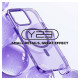 Чохол до мобільного телефона Armorstandart Y23 MagSafe Apple iPhone 15 Transparent Purple (ARM68567)