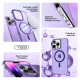 Чохол до мобільного телефона Armorstandart Y23 MagSafe Apple iPhone 15 Transparent Purple (ARM68567)