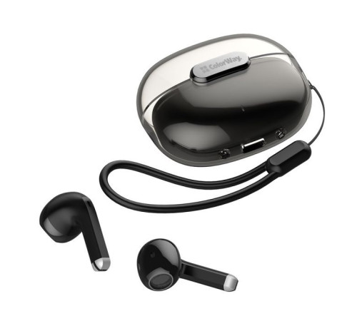 Навушники ColorWay Slim TWS-2 Earbuds Black (CW-TWS2BK)