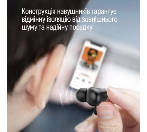 Навушники ColorWay TWS-3 Earbuds Black (CW-TWS3BK)
