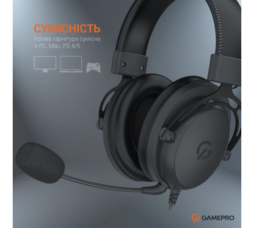 Навушники GamePro HS1050 Black (HS1050)