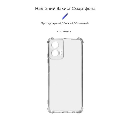 Чохол до мобільного телефона Armorstandart Air Force Motorola G34 5G Camera cover Transparent (ARM73907)