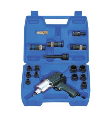 Гайковерт KING TONY пневмо 1/2" 678 Нм з головками (44116MP)