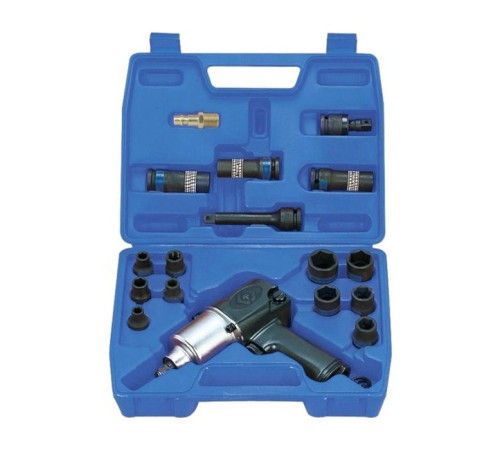 Гайковерт KING TONY пневмо 1/2" 678 Нм з головками (44116MP)