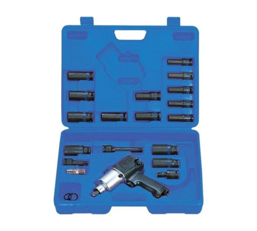 Гайковерт KING TONY пневмо 1/2" 678 Нм з головками подовженими (44118MP)