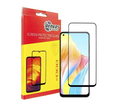 Чохол до мобільного телефона Dengos Kit for OPPO A78 4g case + glass (ice blue) (DG-KM-04)