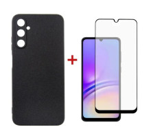 Чохол до мобільного телефона Dengos Kit for Samsung Galaxy A05s (A057) case + glass (Black) (DG-KM-09)