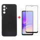 Чохол до мобільного телефона Dengos Kit for Samsung Galaxy A05s (A057) case + glass (Black) (DG-KM-09)