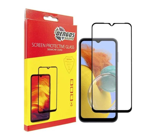 Чохол до мобільного телефона Dengos Kit for Samsung Galaxy M14 case + glass (Blue) (DG-KM-16)