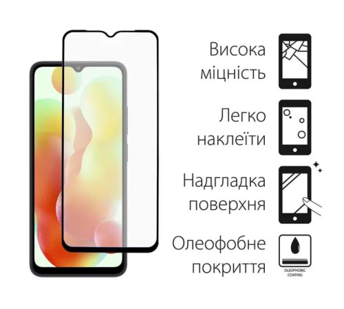 Чохол до мобільного телефона Dengos Kit for Xiaomi Redmi 12C case + glass (Green) (DG-KM-53)