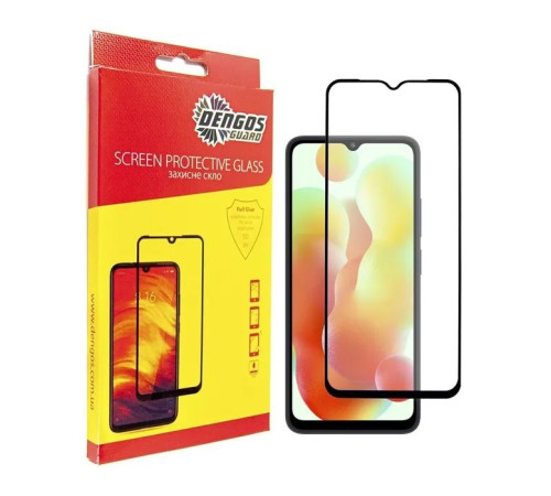 Чохол до мобільного телефона Dengos Kit for Xiaomi Redmi 12C case + glass (Green) (DG-KM-53)