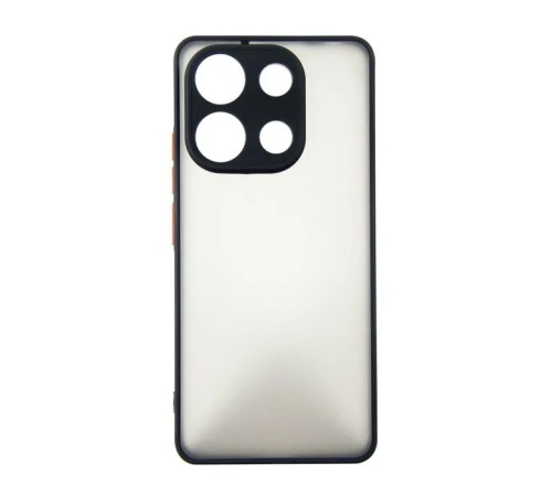 Чохол до мобільного телефона Dengos Kit for Xiaomi Redmi Note 13 4G case + glass (Black) (DG-KM-66)