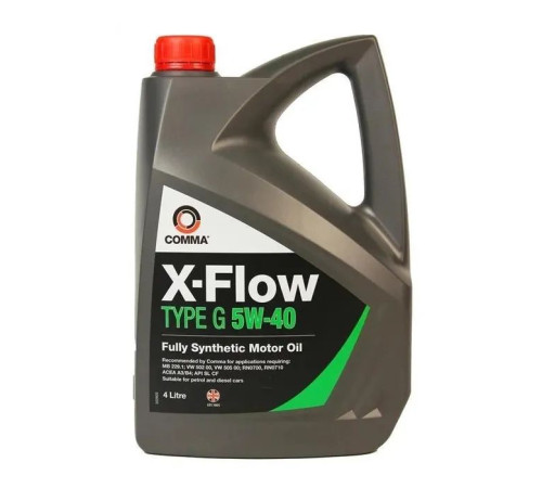 Моторное масло Comma X-FLOW TYPE G 5W-40-4л (XFG4L)