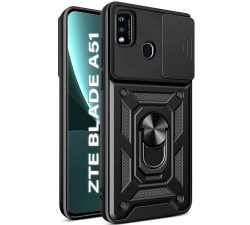 Чохол до мобільного телефона BeCover Military ZTE Blade A51 Black (710698)
